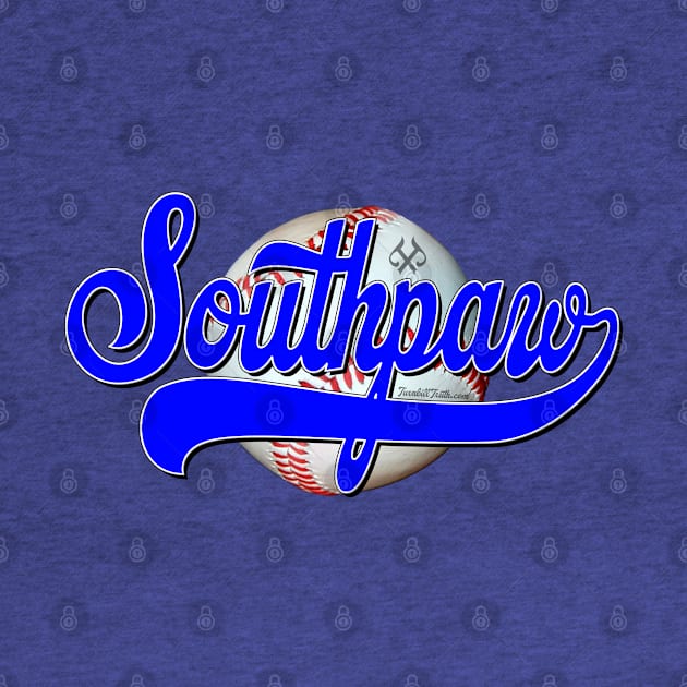 Southpaw Baseball Blue by Turnbill Truth Designs